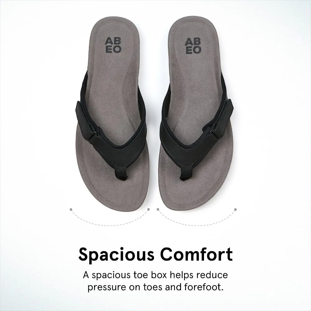 ABEO Oasis Sport Flip Flops for Women | Adjustable Flip Flops | Sandals for Women | Built-In Orthotics | Orthopedic Sandals for Women