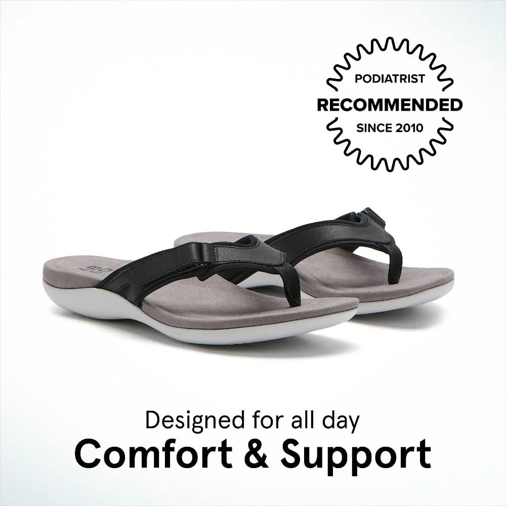 ABEO Oasis Sport Flip Flops for Women | Adjustable Flip Flops | Sandals for Women | Built-In Orthotics | Orthopedic Sandals for Women