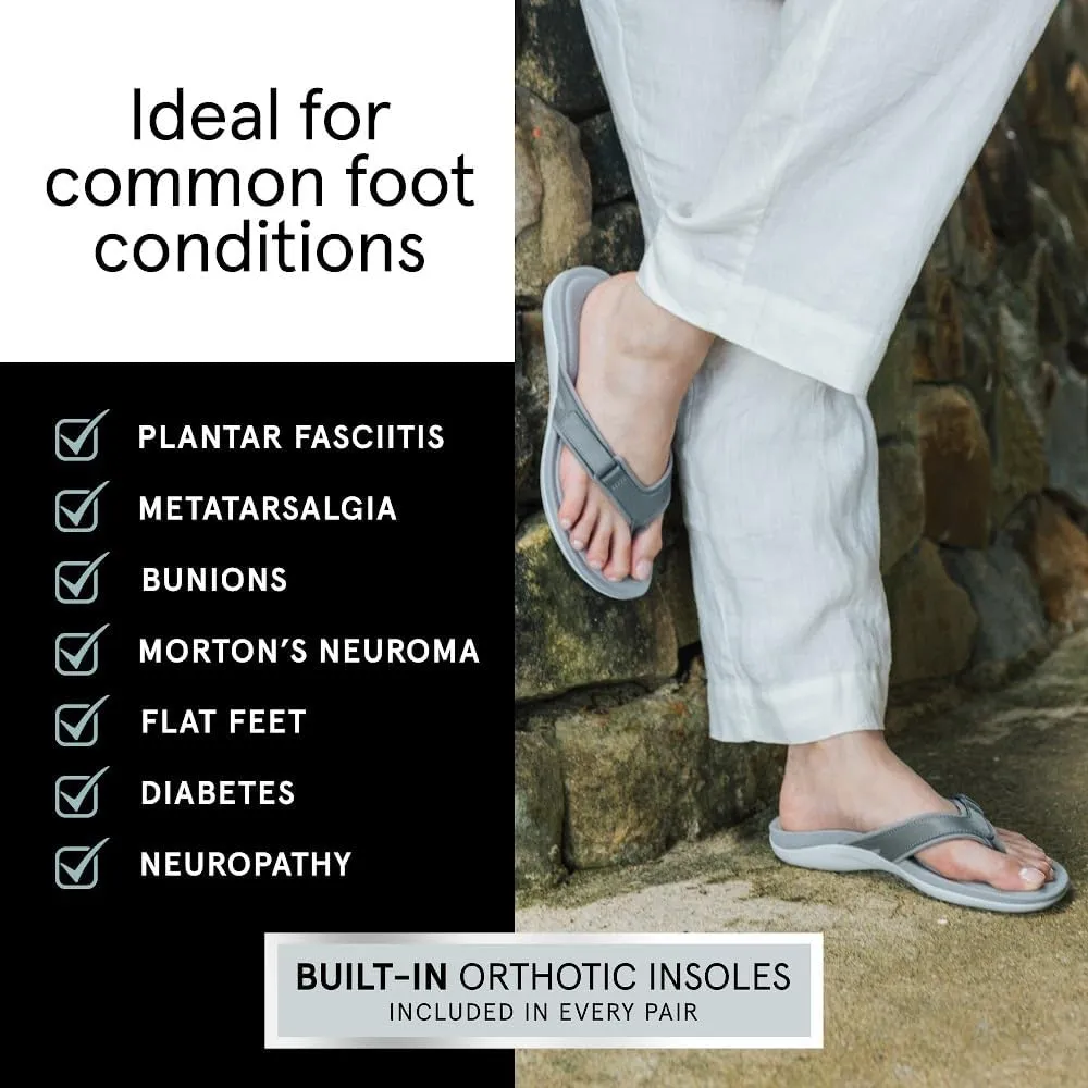 ABEO Oasis Sport Flip Flops for Women | Adjustable Flip Flops | Sandals for Women | Built-In Orthotics | Orthopedic Sandals for Women