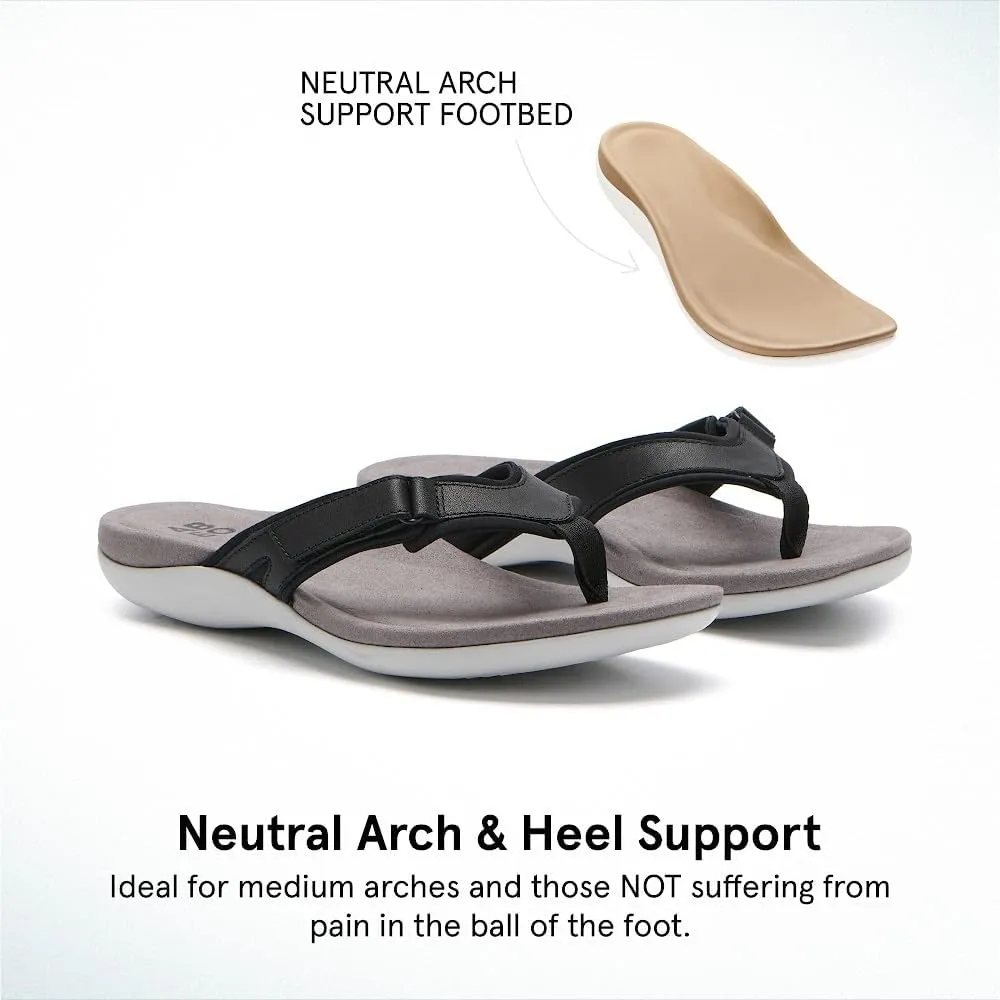ABEO Oasis Sport Flip Flops for Women | Adjustable Flip Flops | Sandals for Women | Built-In Orthotics | Orthopedic Sandals for Women