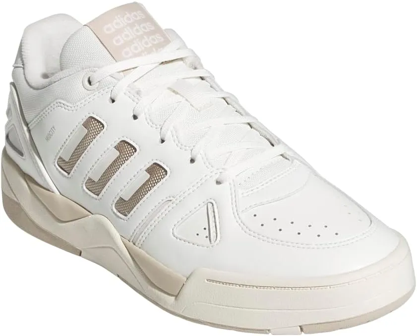 adidas Mens Midcity Mid Lace Up Sneakers Shoes Casual - White