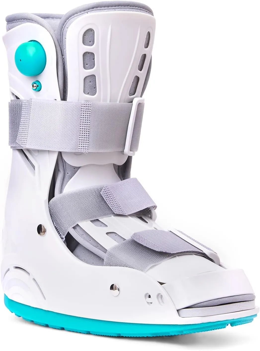 Air Cam Walker Fracture Boot, Medical Inflatable Walking Boot, Orthopaedic boot for Sprained Ankle, Stress Fracture, Broken Foot or Achilles Tendonitis (Manual Inflation, M)