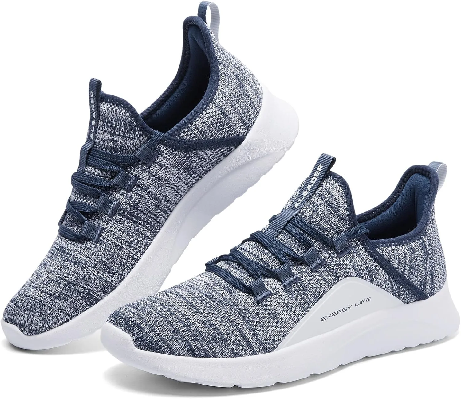 ALEADER Men's Energycloud Slip On Running Walking Shoes Cushion Lightweight Sneakers