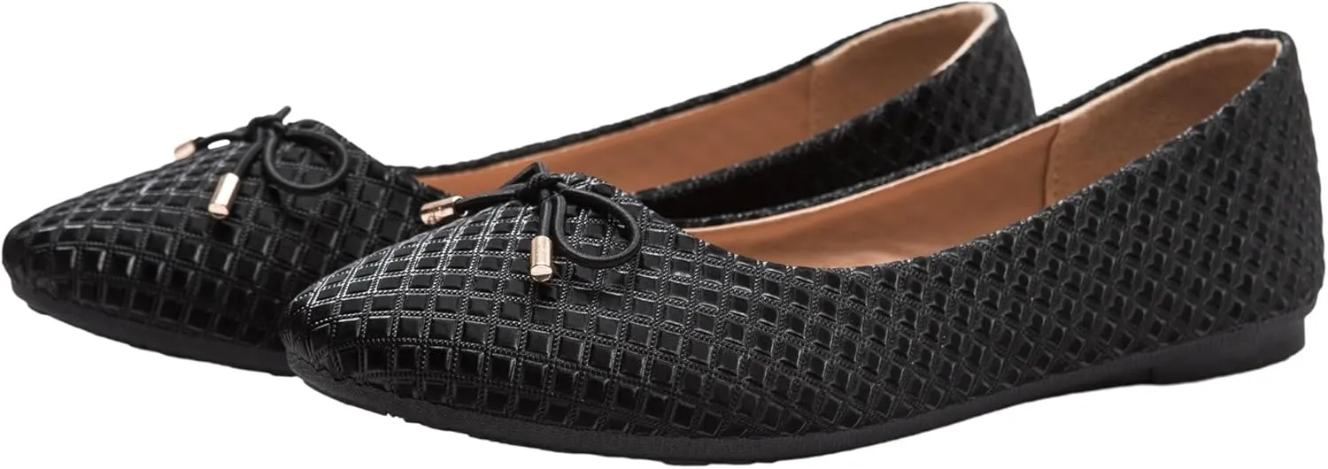 Alpine Swiss Claire Womens Ballet Flats Classic Round Toe Slip on Comfortable Flat Shoes