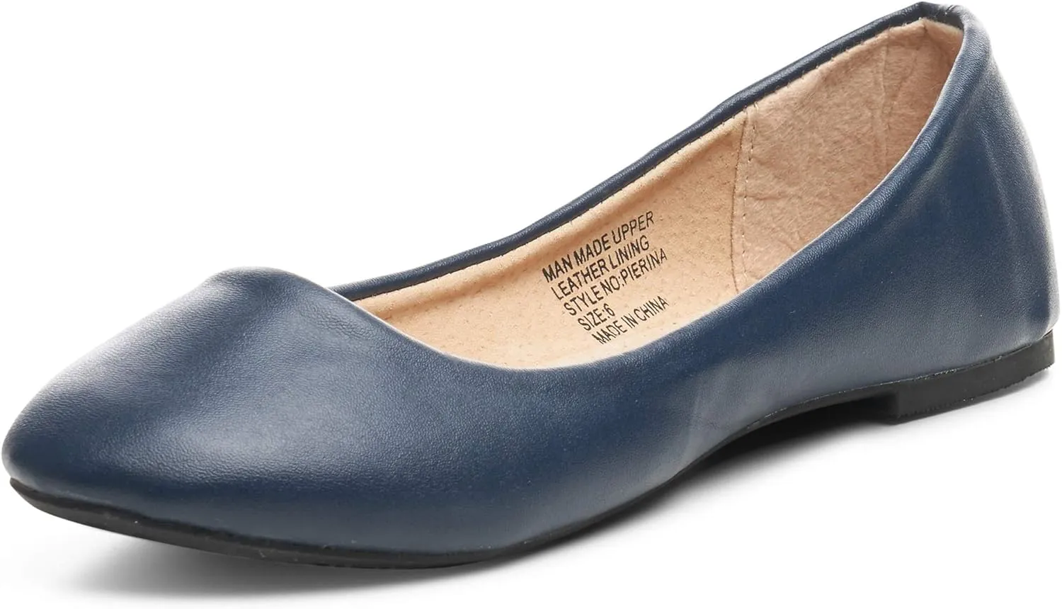 Alpine Swiss Womens Pierina Round Toe Ballet Flats
