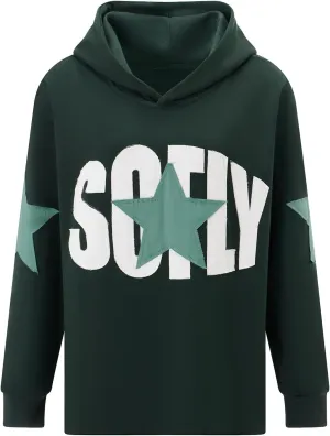 Amiblvowa Y2K Graphic Hoodies for Women Men Star Letter Pullover Vintage Hooded Sweatshirt Oversized Harajuku Hoody Jacket