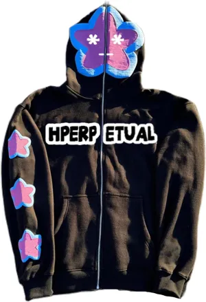 Amiblvowa Y2K Zip Up Hoodie Men Women Star Letter Graphic Hoodies Vintage Aesthetic Hooded Sweatshirt Harajuku Jacket