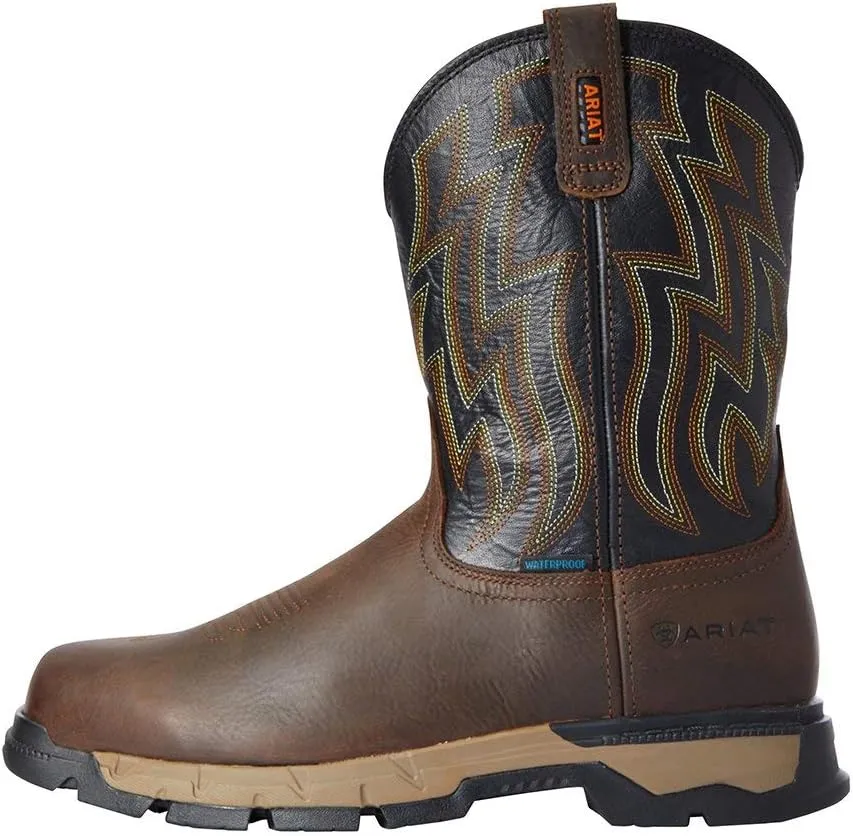 Ariat Heritage Roughstock Western Boot - Men's Square Toe Leather Work Boot