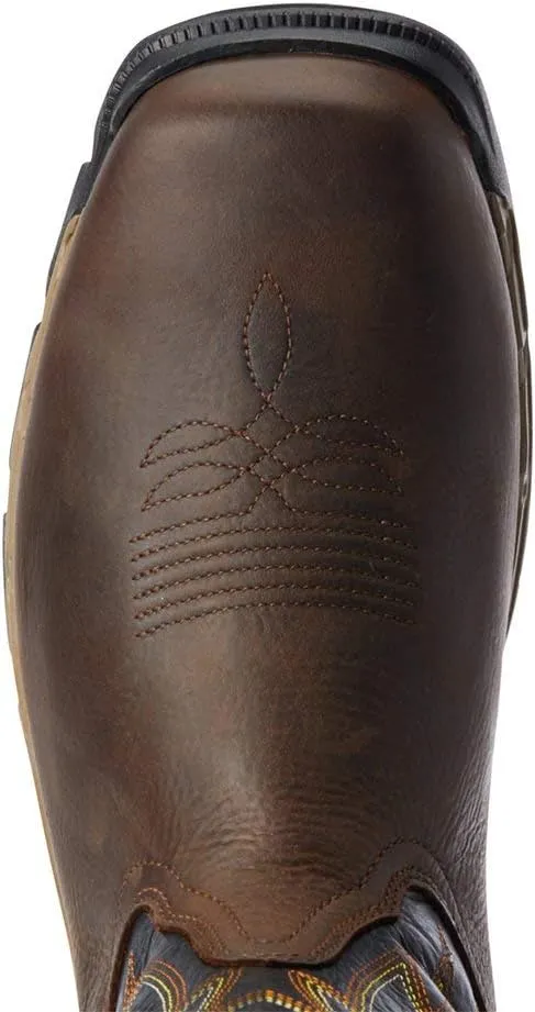 Ariat Heritage Roughstock Western Boot - Men's Square Toe Leather Work Boot
