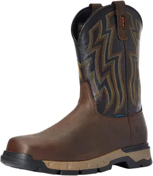 Ariat Heritage Roughstock Western Boot - Men's Square Toe Leather Work Boot