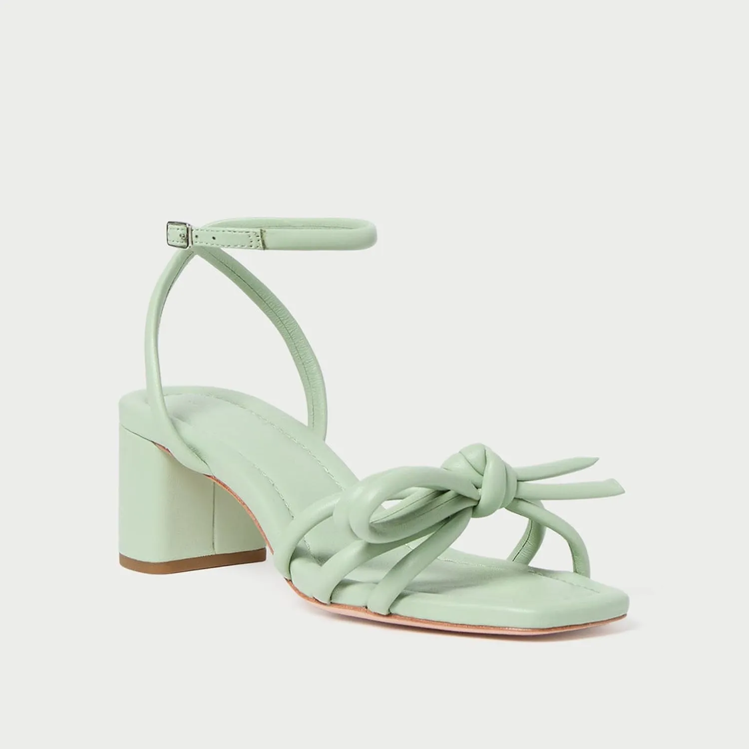 Arqa Bow-embellished Natural Raffia Heeled Sandals for Women Open Squared Toe Block Mid Heel Ankle Strap Sandal Summer Wedding Party Dressy Shoes