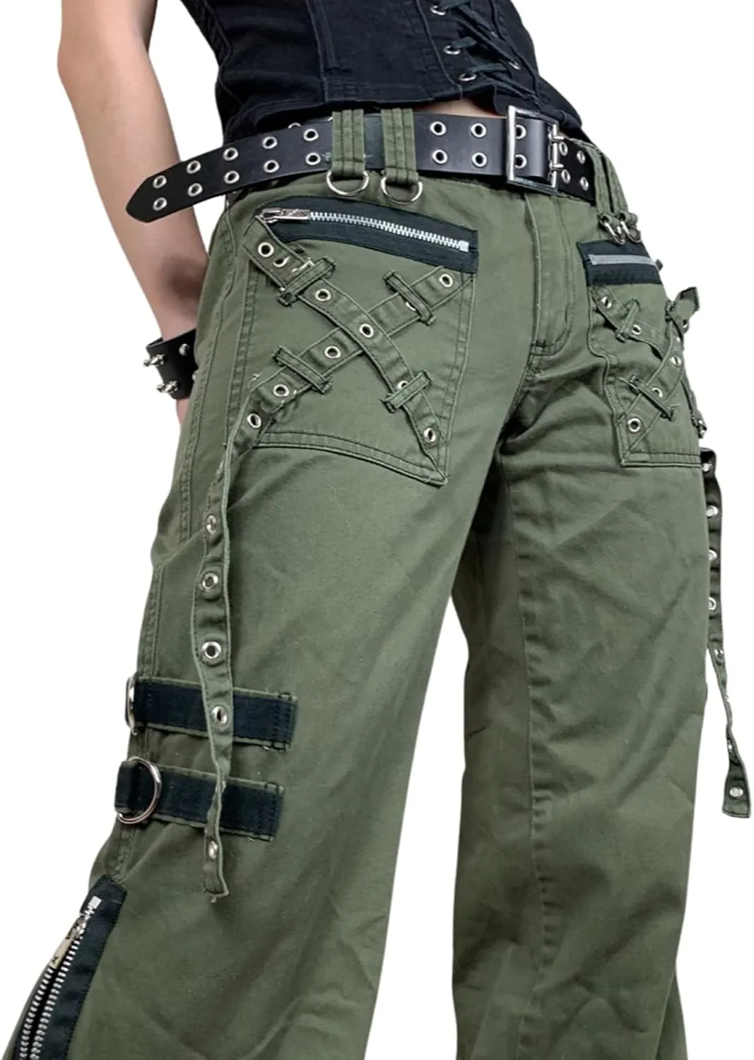 Baggy Jeans for Women Harajuku Graphic Print Cargo Jeans Wide Straight Leg Denim Pants Vintage Streetwear