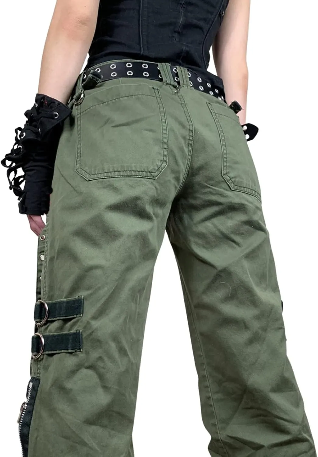 Baggy Jeans for Women Harajuku Graphic Print Cargo Jeans Wide Straight Leg Denim Pants Vintage Streetwear