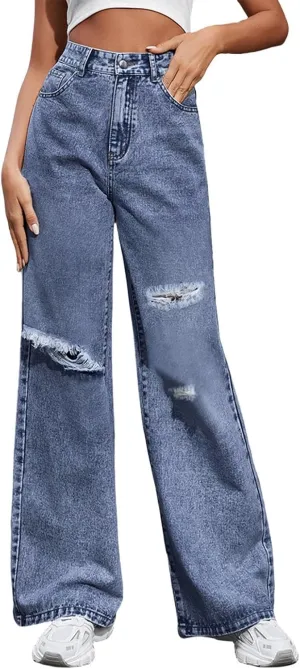 Baggy Jeans for Women Y2K High Street Boyfriend Pants Vintage Jeans Aesthetic Clothing Teen Girls Streetwear Hiphop