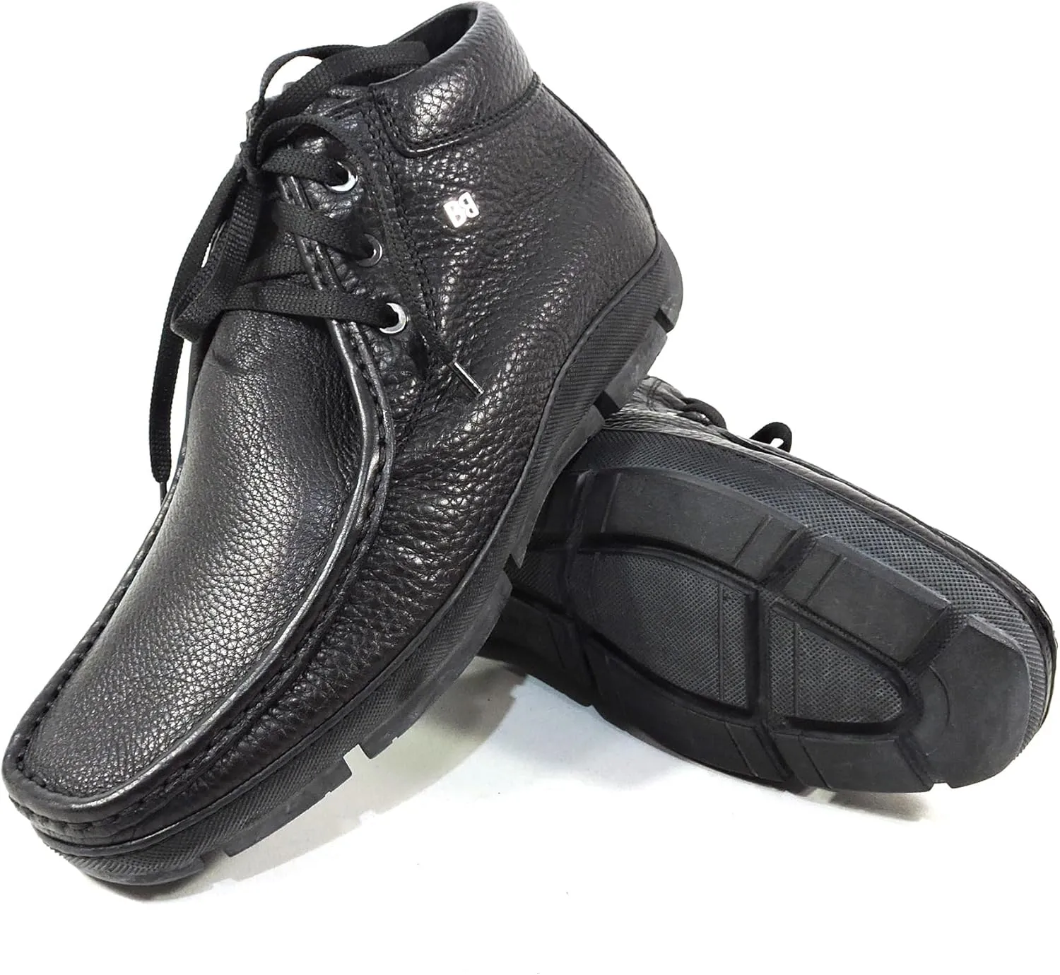 Baldinini Men's Black Soft Leather Comfort Winter Ankle Boots