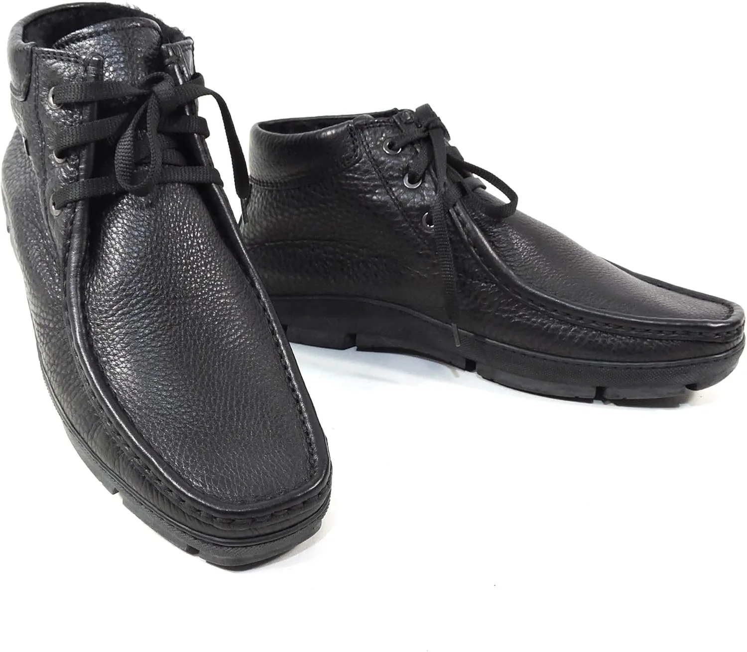 Baldinini Men's Black Soft Leather Comfort Winter Ankle Boots