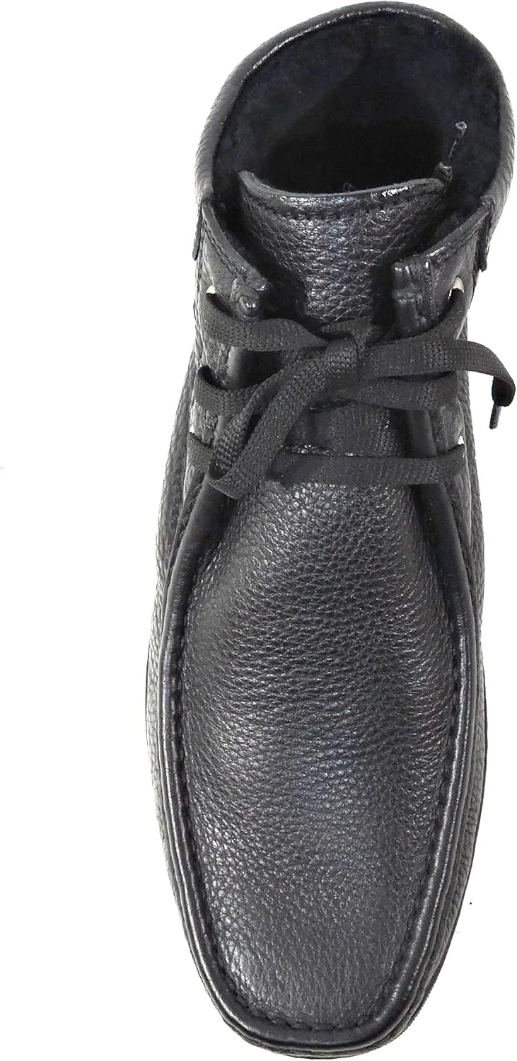 Baldinini Men's Black Soft Leather Comfort Winter Ankle Boots