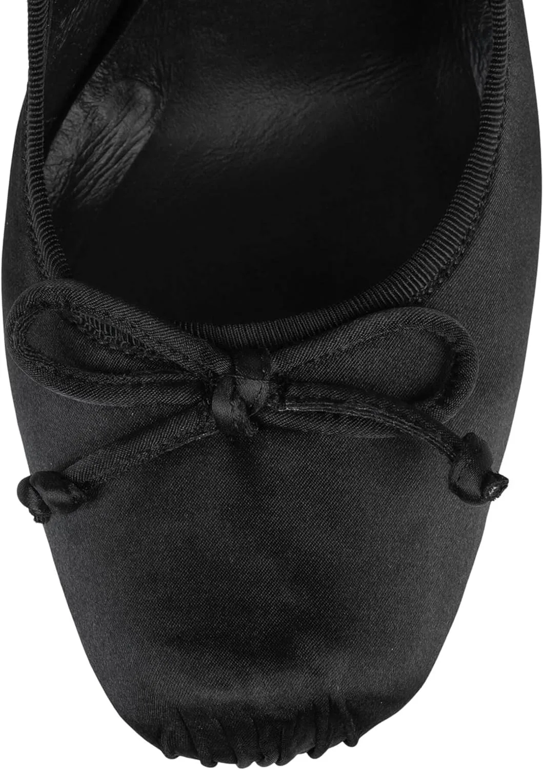 Ballet Heels for Women Elegant Mary Jane Ballet Flats Lace-Up Round Toe with Bow Casual and Stylish Footwear for Everyday Wear