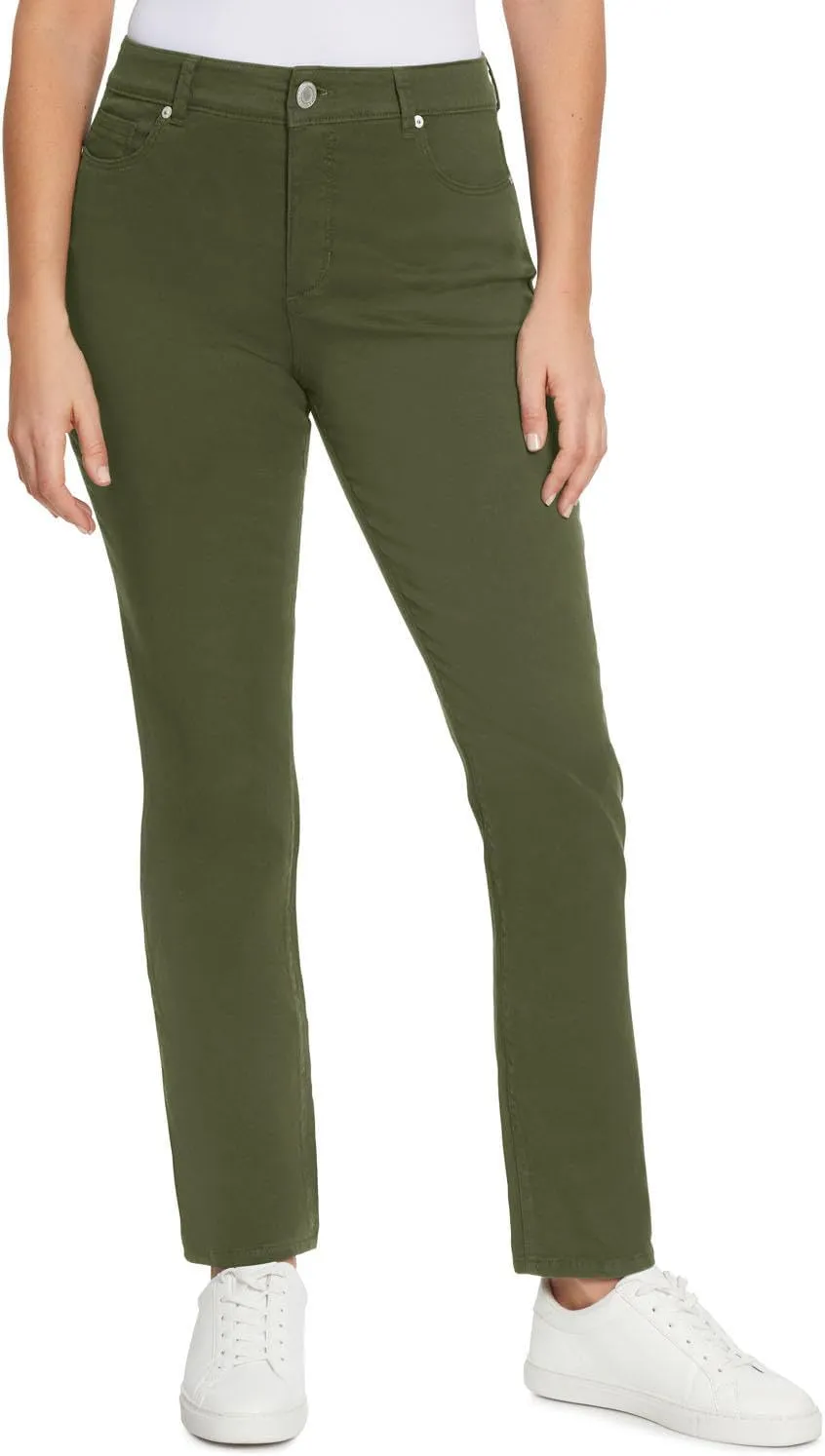 Bandolino Women's Amy Tummy Control Straight Leg Denim Jean