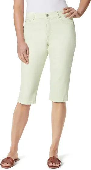 Bandolino Women's Mandie High Rise 17" Roll Cuff Skimmer Short