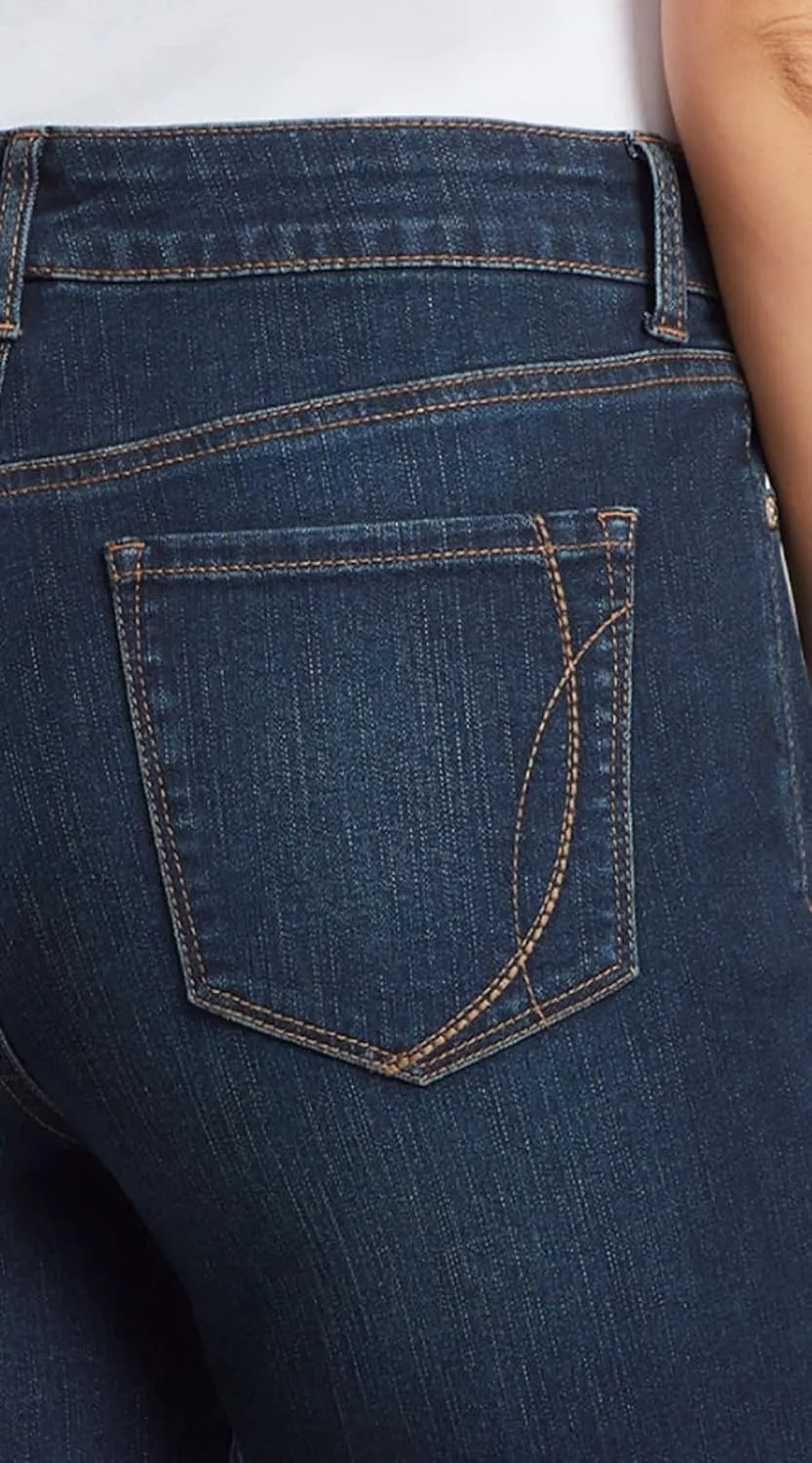 Bandolino Women's Mandie Signature Fit 5 High Rise Jean Plus Size
