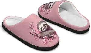 Binienty Womens Fuzzy House Slippers Indoor Shoes Memory Foam Insoles & Rubber Soles