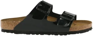 Birkenstock Arizona Black Patent Womens Sandals Size 38 EU