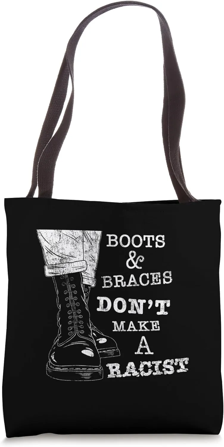 Boots and Braces Shirt - Anti-Racism Street Punks - Skinhead Tote Bag