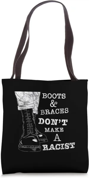Boots and Braces Shirt - Anti-Racism Street Punks - Skinhead Tote Bag