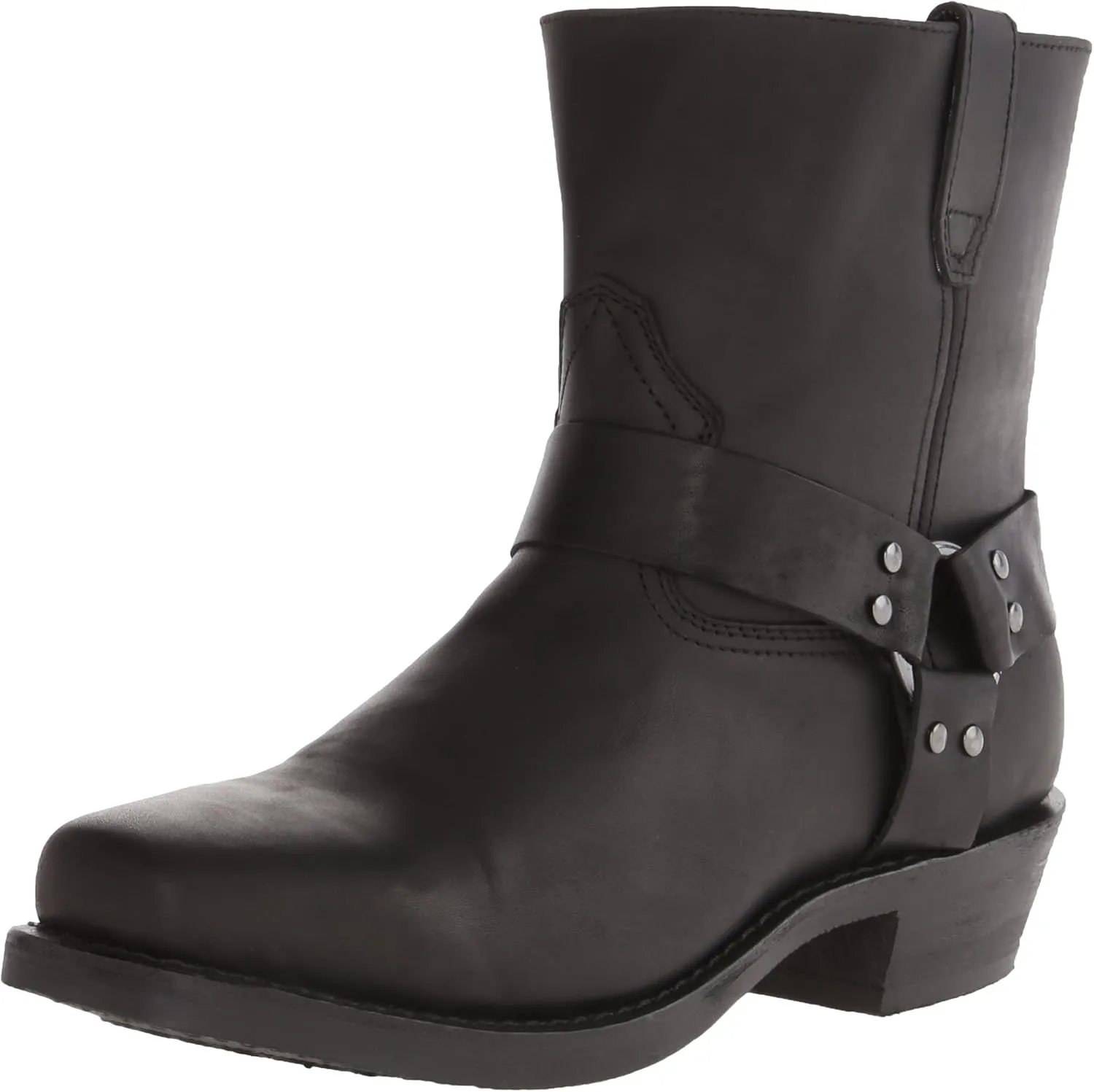 Boots Mens Rev Up Harness Motorcycle Boots Ankle - Black - Size 13 2E