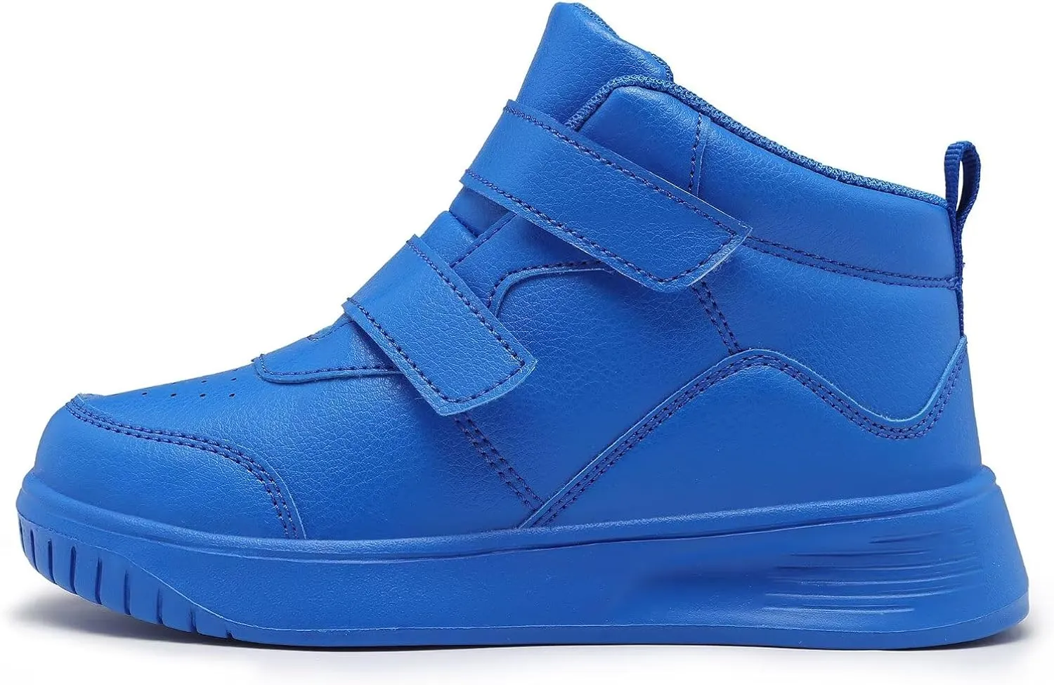 Boys Girls Sneakers for Kids High Top Casual Lightweight Classic Adjustable Strap Dual Hook and Loops Running Shoes