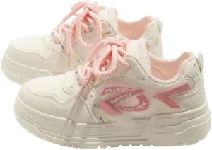 Candy Dopamine Chunky Sneakers for Women & Girls - Y2K Harajuku Kawaii Shoes, Retro Breathable Mesh Trainers with Thick Sole for Back to School, Birthday Gifts, All-Match Minimalist Streetwear Style