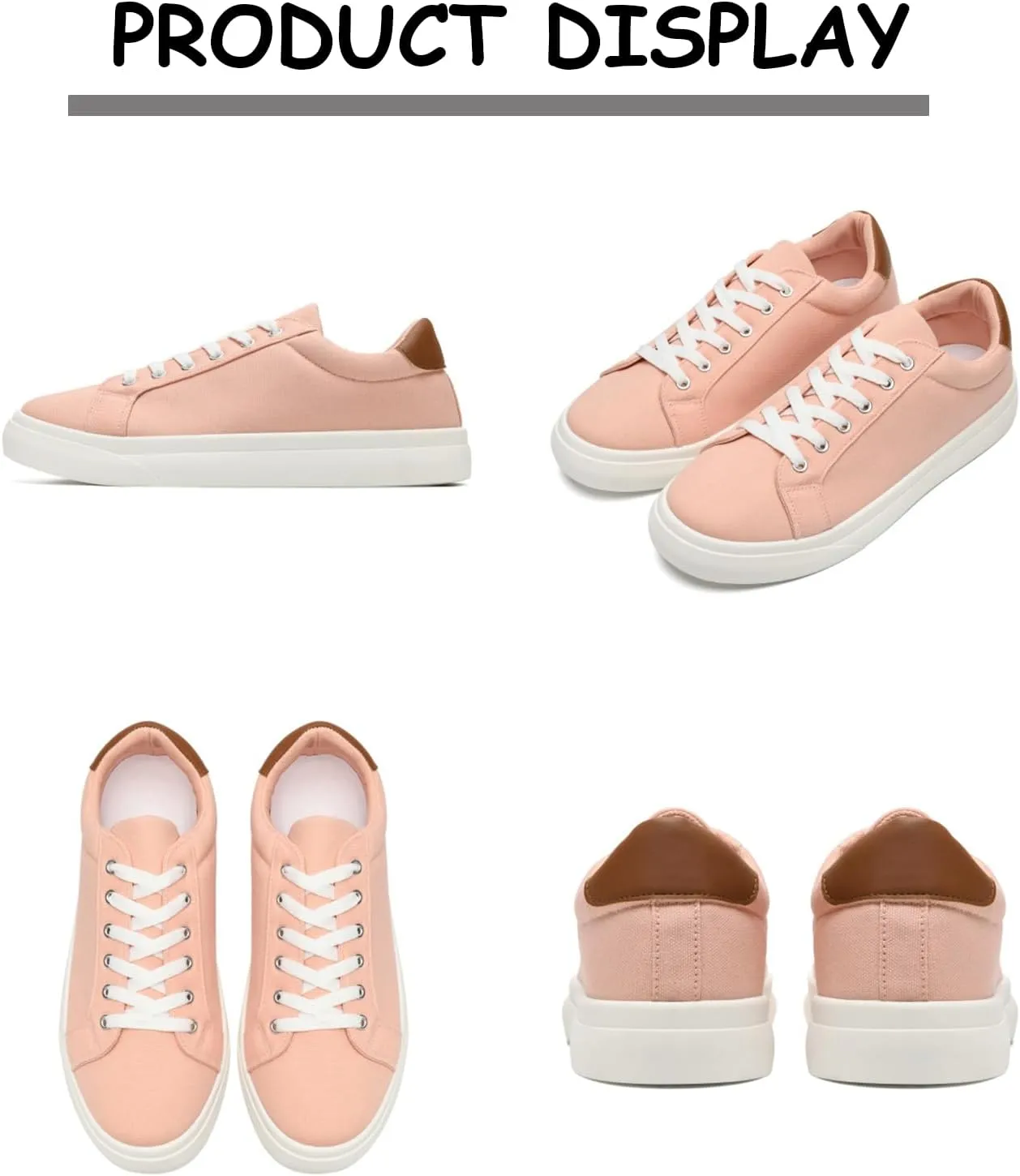 Canvas Shoes for Women and Men Low Top Lace Up Shoes Comfortable Tennis Shoes, Women's Fashion Sneakers Classic Casual Shoes