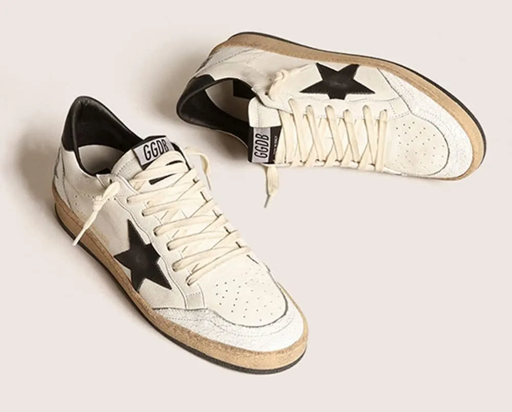 Casual Sneakers for Men Classic Retro Sport Shoes Leather Breathable Hard-Wearing Rubber Trainers