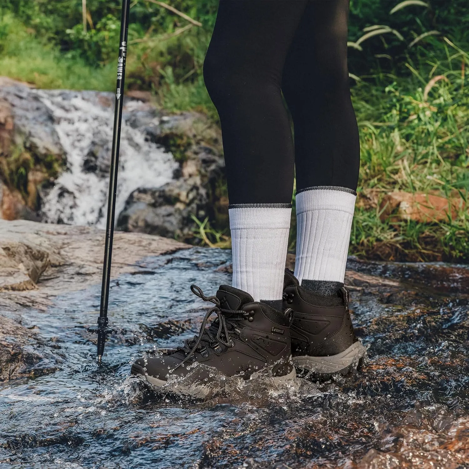 CC-Los Womens Waterproof Chukka Boots Outdoor Hiking Trekking Casual Shoes