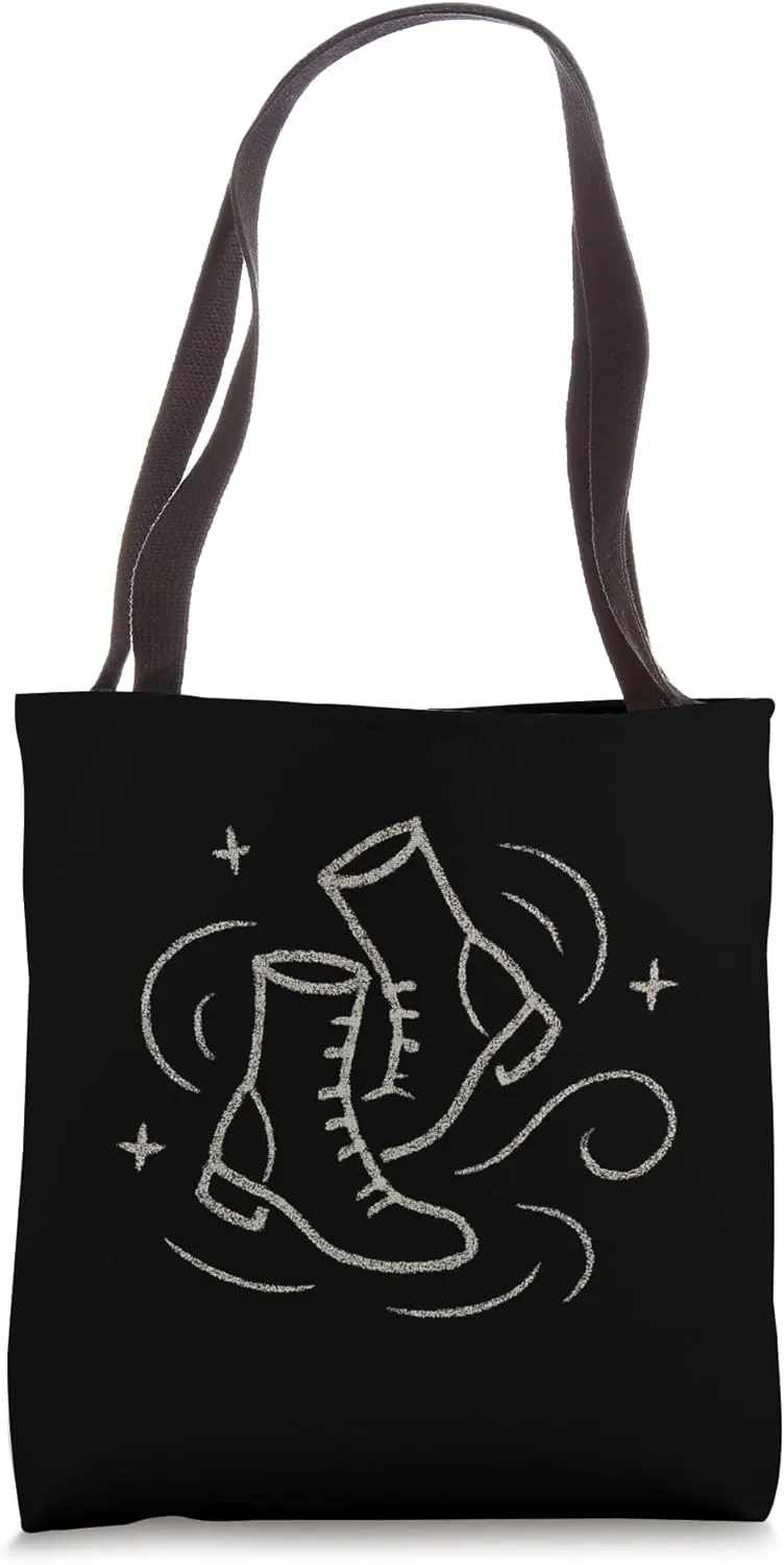 Chalk Skank Boots Tote Bag
