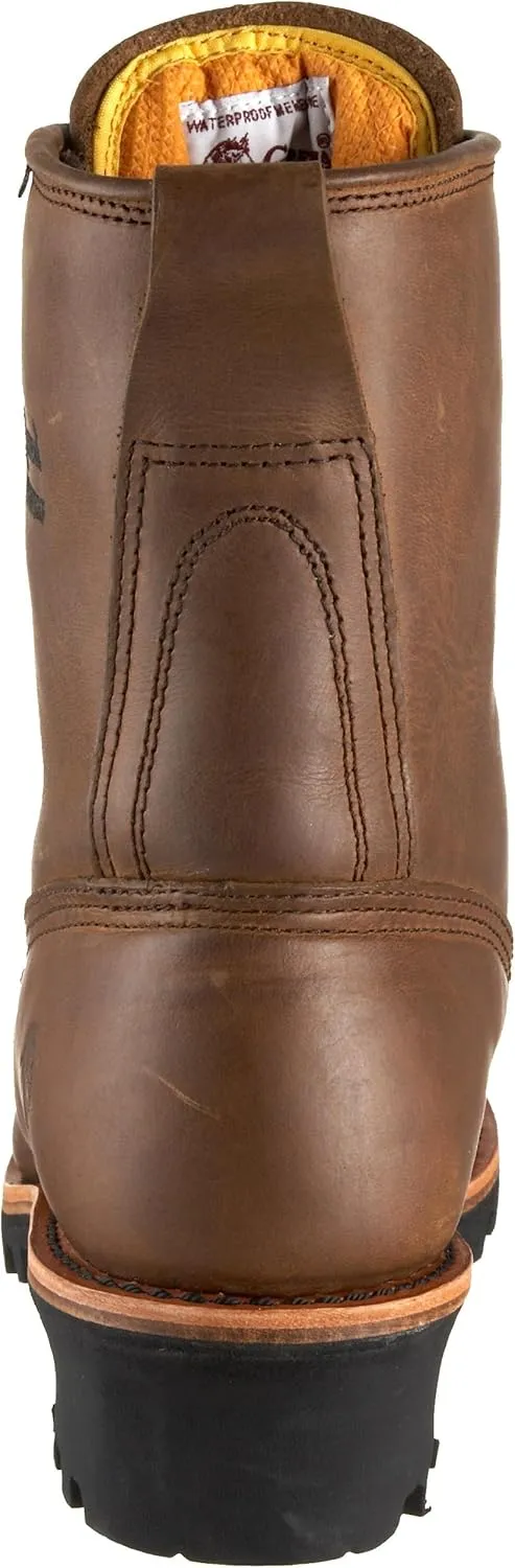 Chippewa Men's Paladin 8" Waterproof Steel Toe Logger Work Boot