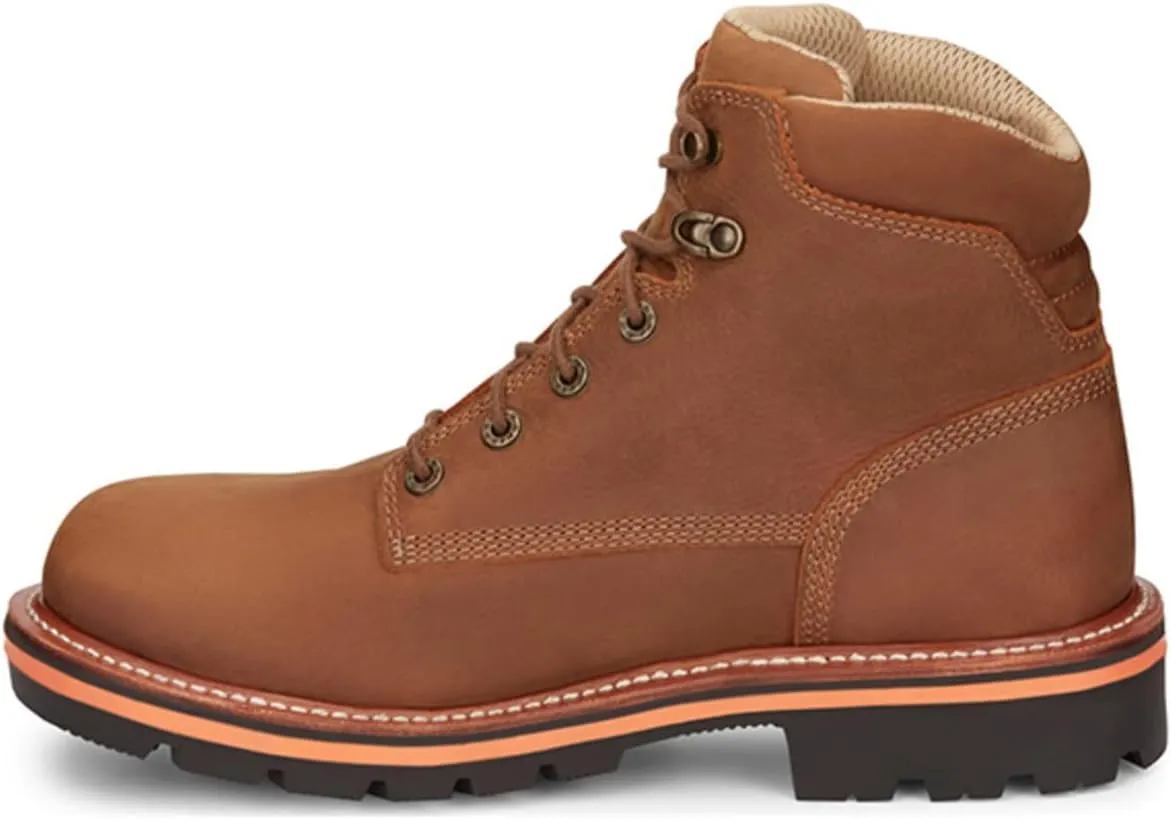 Chippewa Men's Thunderstruck Blonde 6" Lace-Up Waterproof Work Boot - Th1011