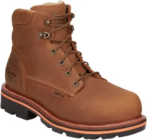 Chippewa Men's Thunderstruck Blonde 6" Lace-Up Waterproof Work Boot - Th1011