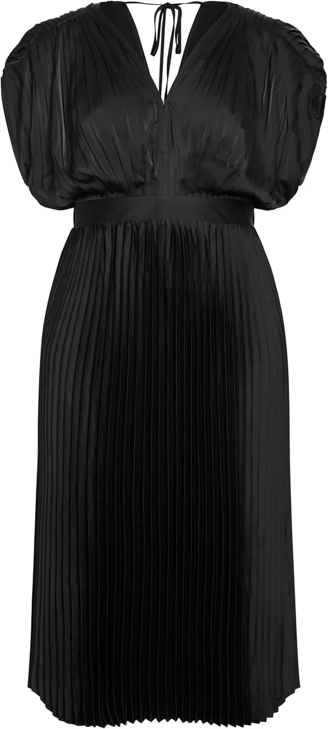 City Chic Women's Plus Size Dress - Henley Midi