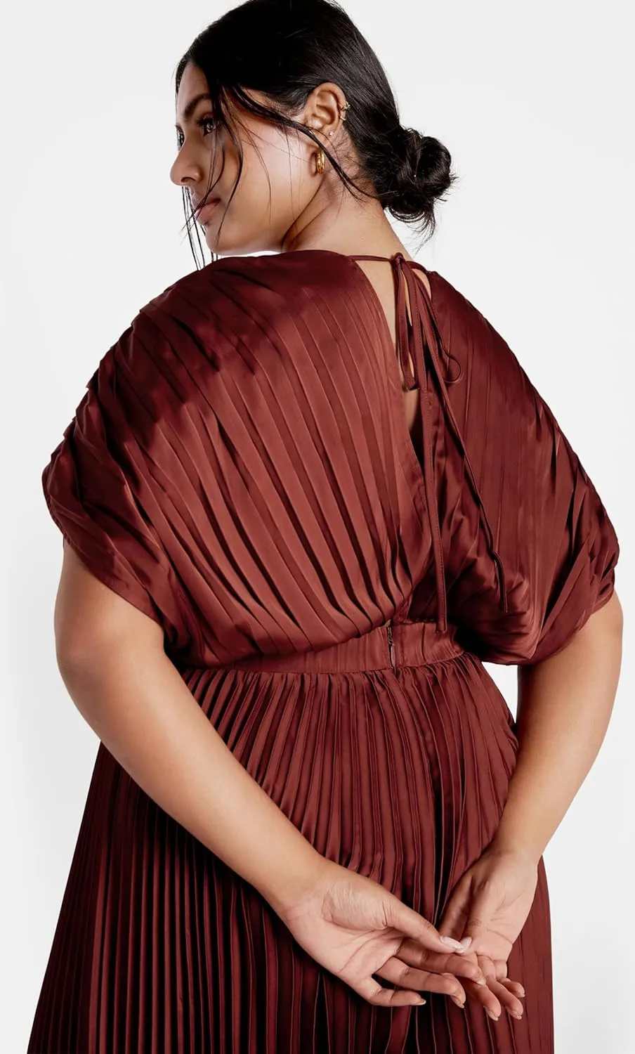 City Chic Women's Plus Size Dress - Henley Midi