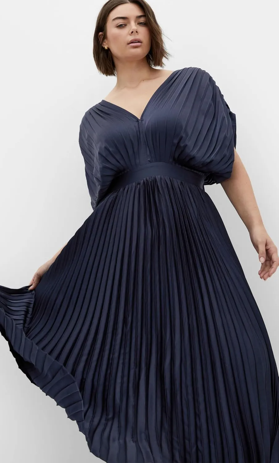 City Chic Women's Plus Size Dress - Henley Midi