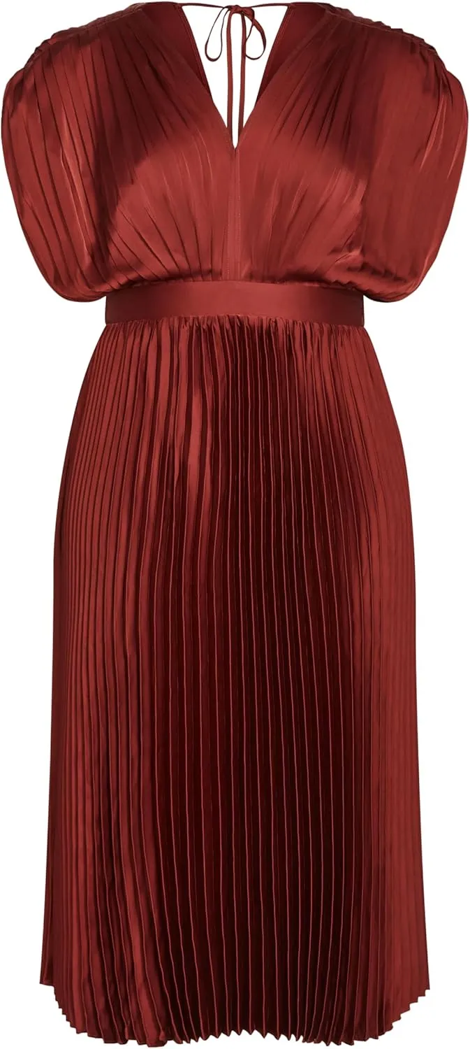 City Chic Women's Plus Size Dress - Henley Midi