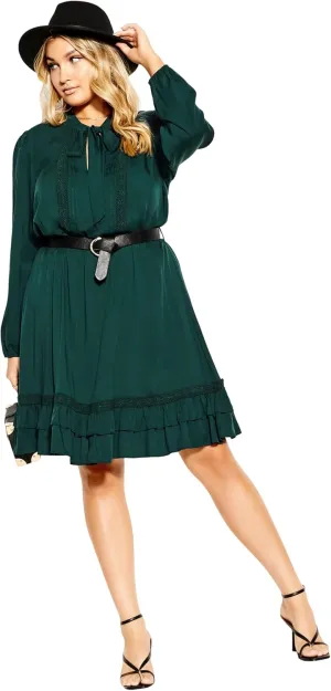 City chic Women's Plus Size Dress - Precious Tie