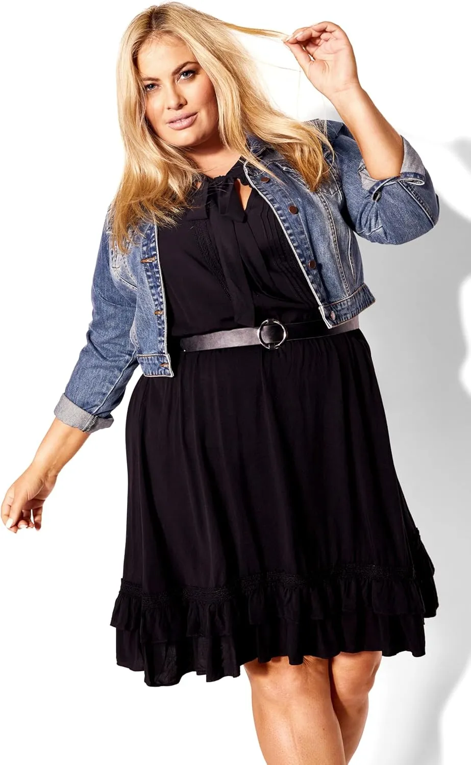 City chic Women's Plus Size Dress - Precious Tie