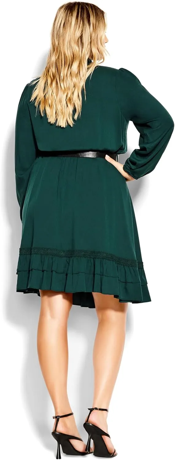 City chic Women's Plus Size Dress - Precious Tie