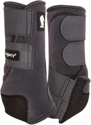 Classic Equine Legacy2 Hind Boots L Charcoal