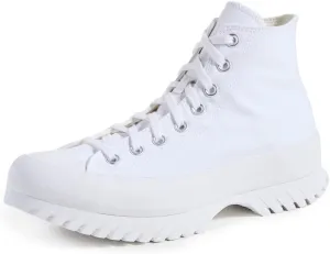 Converse Chuck Taylor All Star Lugged 2.0 Unisex, White/Egret/Black, 12 US Women/10 US Men