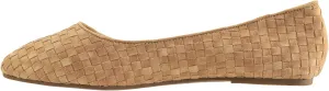 Corkys Footwear Right There Flats with Cushioned Insoles, Unique Woven Upper, Slip-On Design – Stylish and Comfortable for Day-to-Night Wear