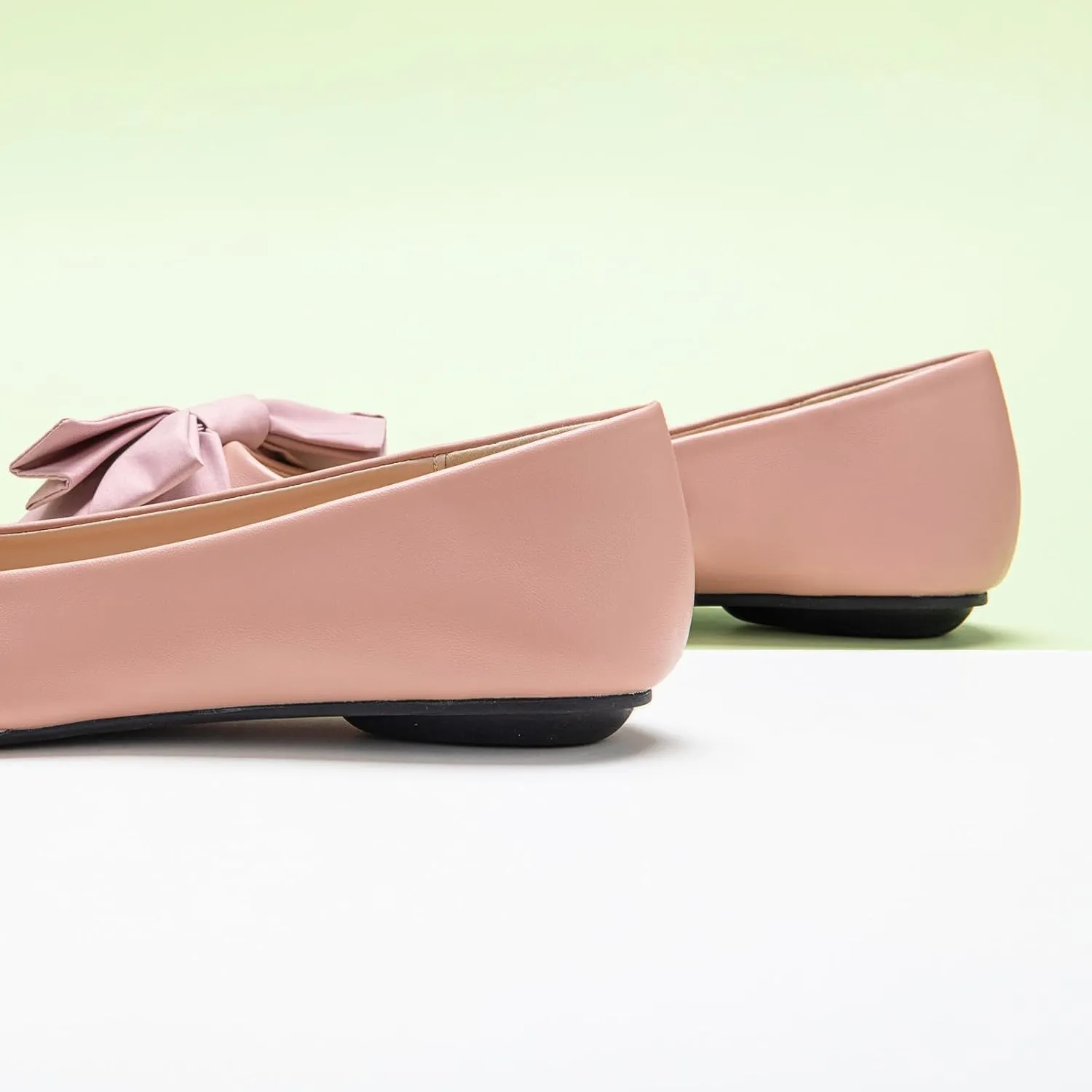 C.Paravano Pointy Bow Flats Women's Flats Comfortable Stylish Slip-On Shoes for Casual and Office